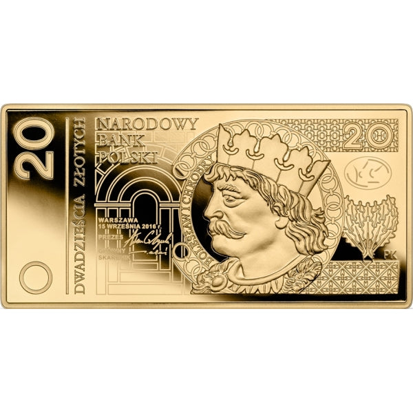 Banknot o nominale 20 zł