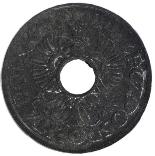 Generalne Gubernatorstwo 5 Groszy 1939 - NGC MS 62