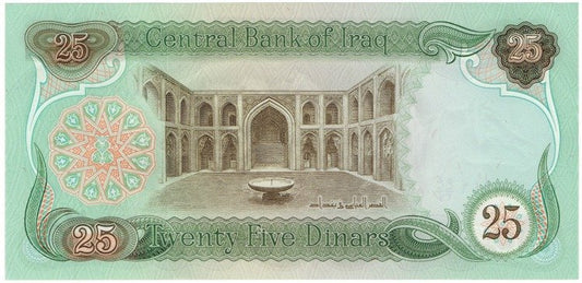 Irak 25 Dinarów 1980