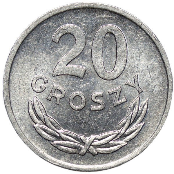 Polska PRL 20 Groszy 1980
