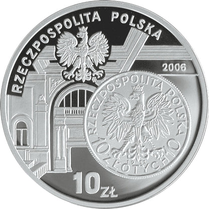 10 zł z 1932 r. (głowa kobiety)
