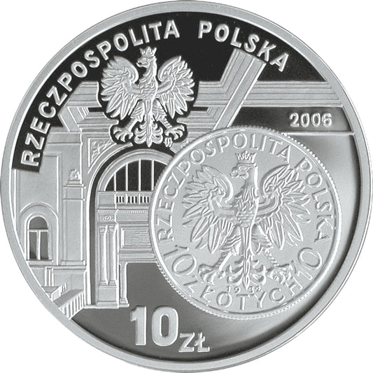 10 zł z 1932 r. (głowa kobiety)