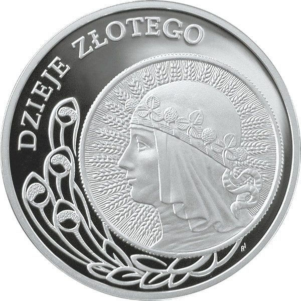 10 zł z 1932 r. (głowa kobiety)