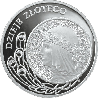 10 zł z 1932 r. (głowa kobiety)