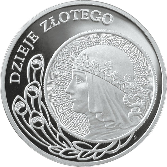 10 zł z 1932 r. (głowa kobiety)