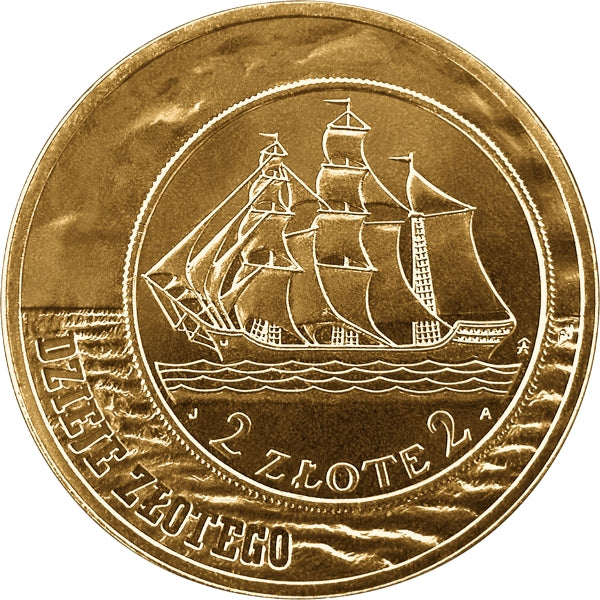 2 zł z 1936 r. (żaglowiec)