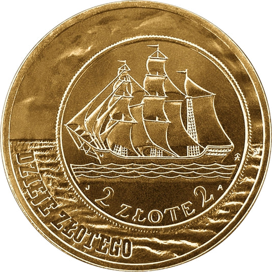 2 zł z 1936 r. (żaglowiec)
