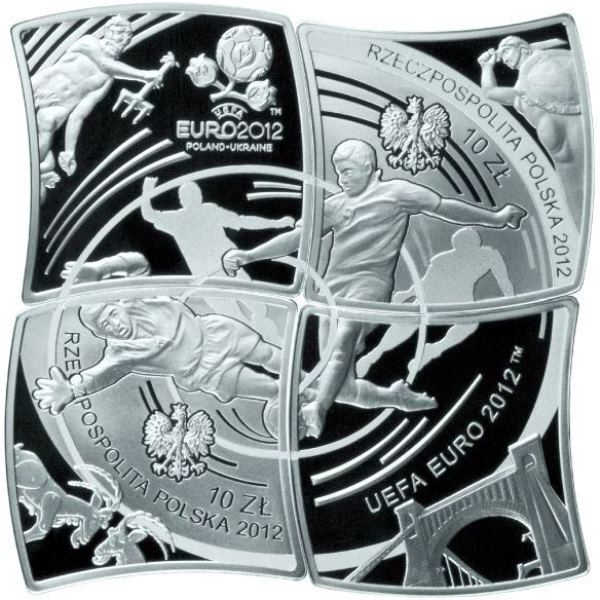 Mistrzostwa Europy w Piłce Nożnej UEFA 2012 (4 x 10zl)