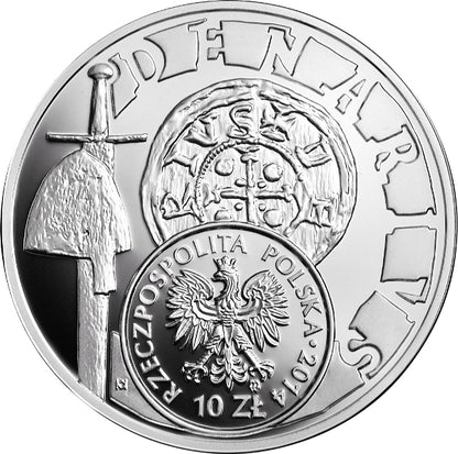 Denar typu 2. Bolesława Krzywoustego