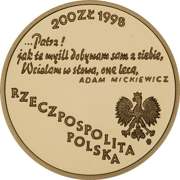 200-lecie urodzin Adama Mickiewicza (1798-1855)