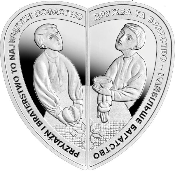 Przyjaźń i braterstwo to największe bogactwo (10 PLN + 10 UAH)