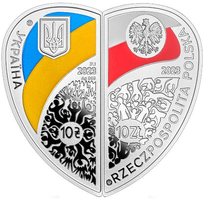 Przyjaźń i braterstwo to największe bogactwo (10 PLN + 10 UAH)