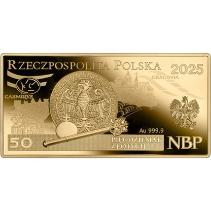 Banknot o nominale 50 zł