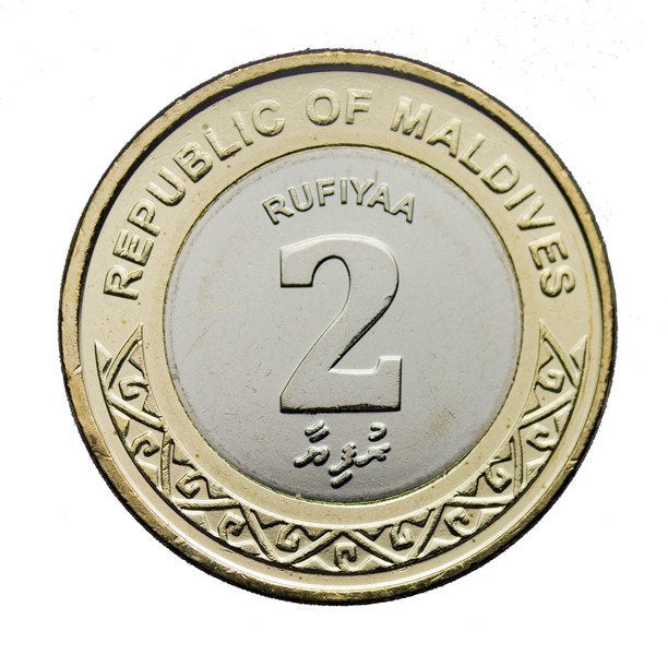 Malediwy 2 Rufiyaa 2017 - Muszla Koncha