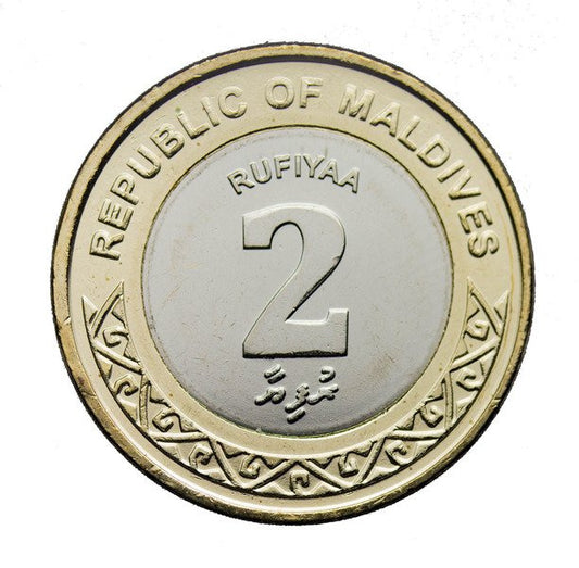 Malediwy 2 Rufiyaa 2017 - Muszla Koncha