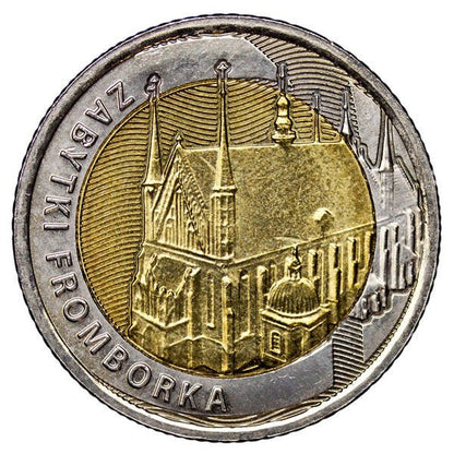 Polska 5 Złotych 2019 - Zabytki Fromborka
