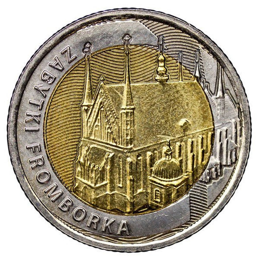 Polska 5 Złotych 2019 - Zabytki Fromborka