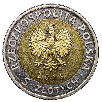 Polska 5 Złotych 2019 - Zabytki Fromborka