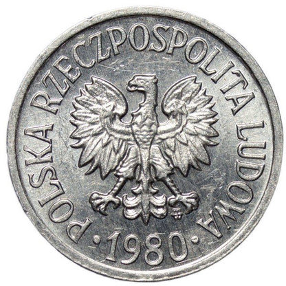 Polska PRL 20 Groszy 1980