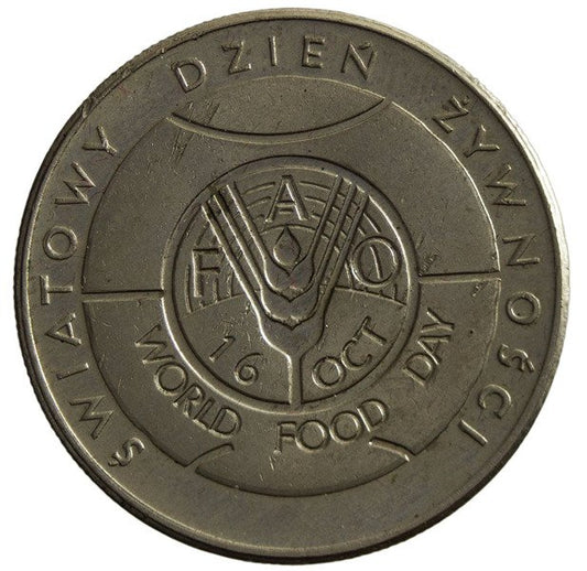 Polska PRL 50 Złotych 1981 - Światowy Dzień Żywności
