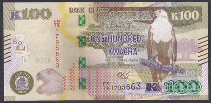 Zambia 100 Kwacha 2017