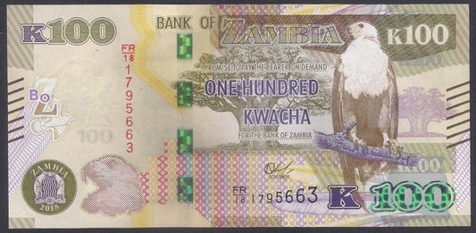 Zambia 100 Kwacha 2017